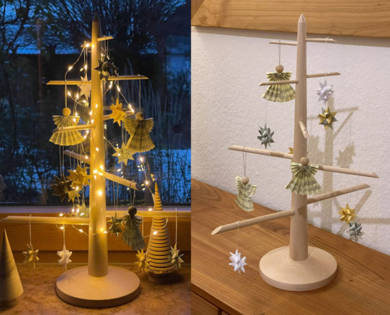 Weihnachtsbaum drechseln